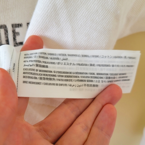 Abercrombie & Fitch cream athletic style lightweight sweater - Picture 6 of 6